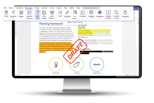 Windows, Mac ve Linux için masaüstü PDF editörü Xodo PDF Studio