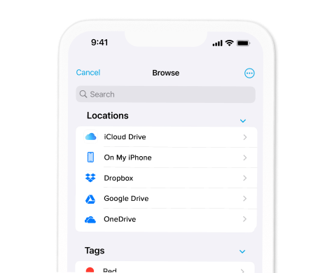 Enjoy advanced security and cloud integration with Xodo Mobile